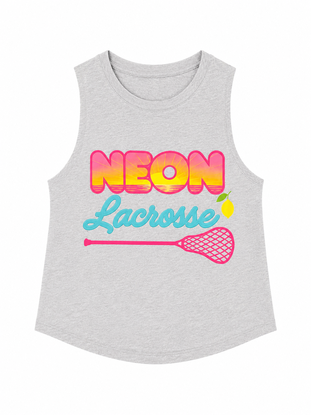 Light Grey Sunset Tank Top