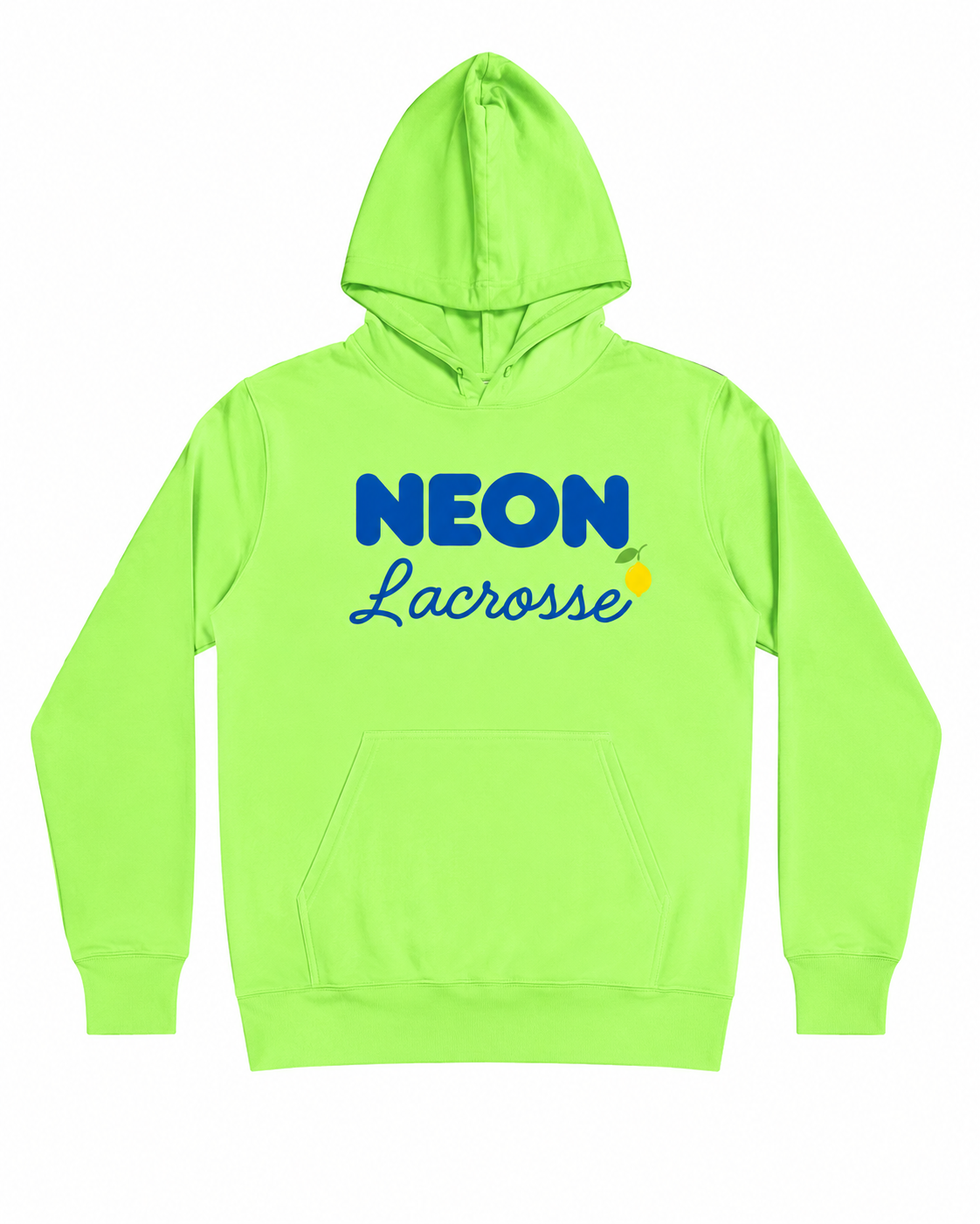 Neon Sweatshirt Green with Blue