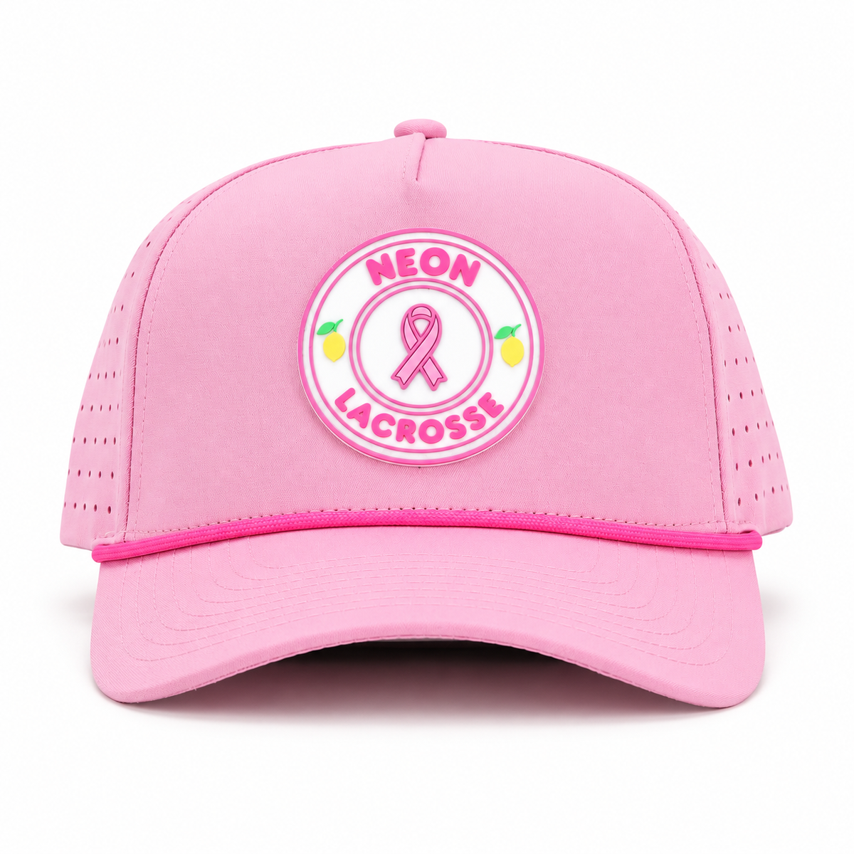 Breast Cancer Light Pink with Rubber Patch