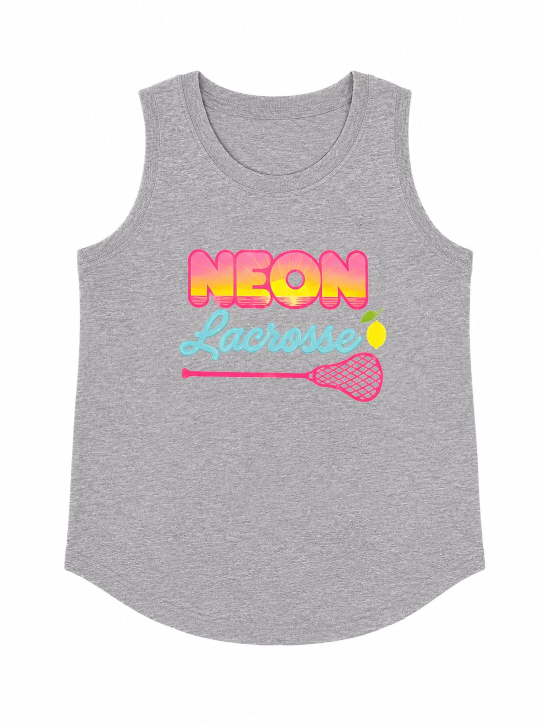 Dark Grey Sunset Tank Top