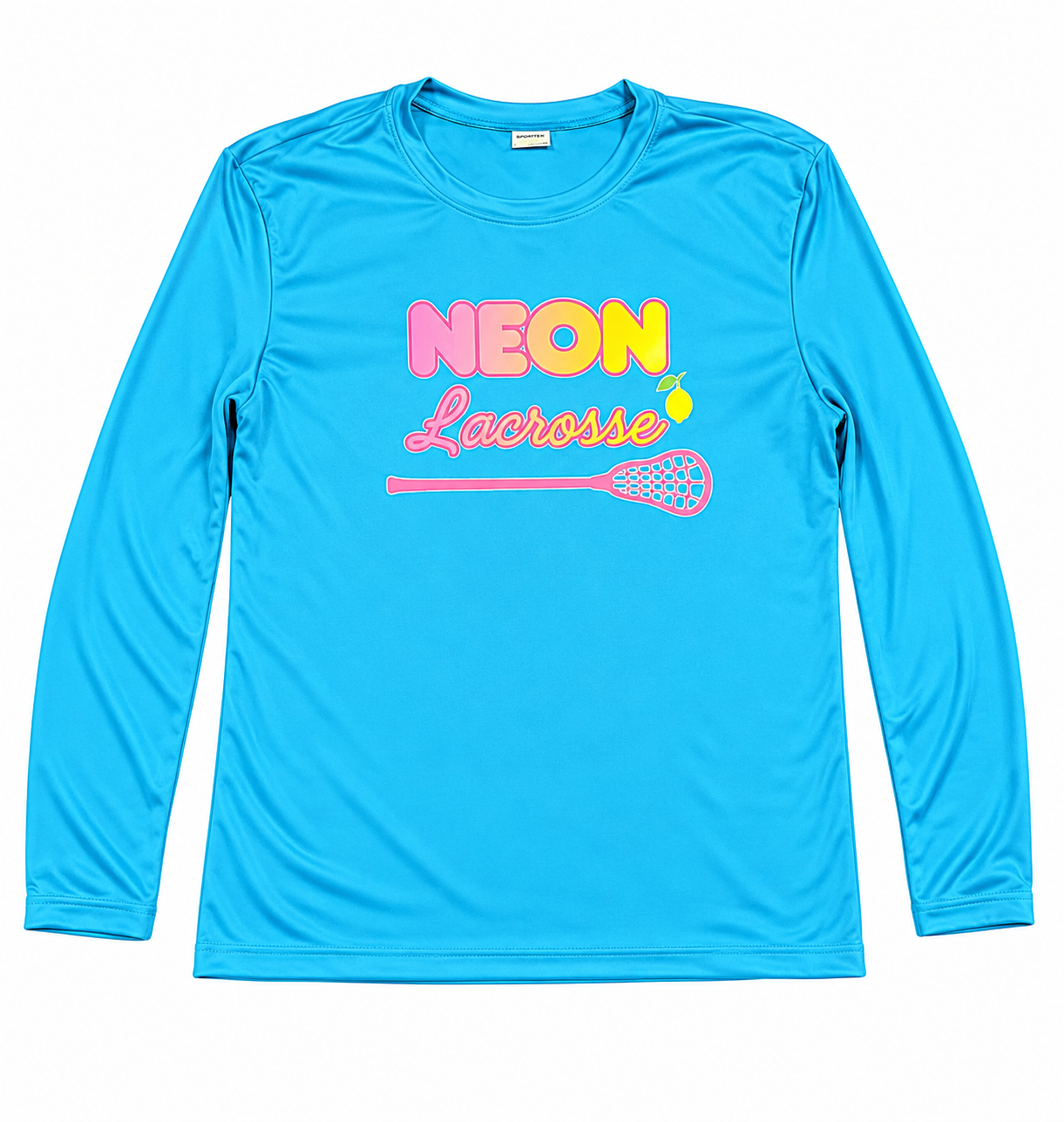 Neon Long Sleeve Shirt Blue