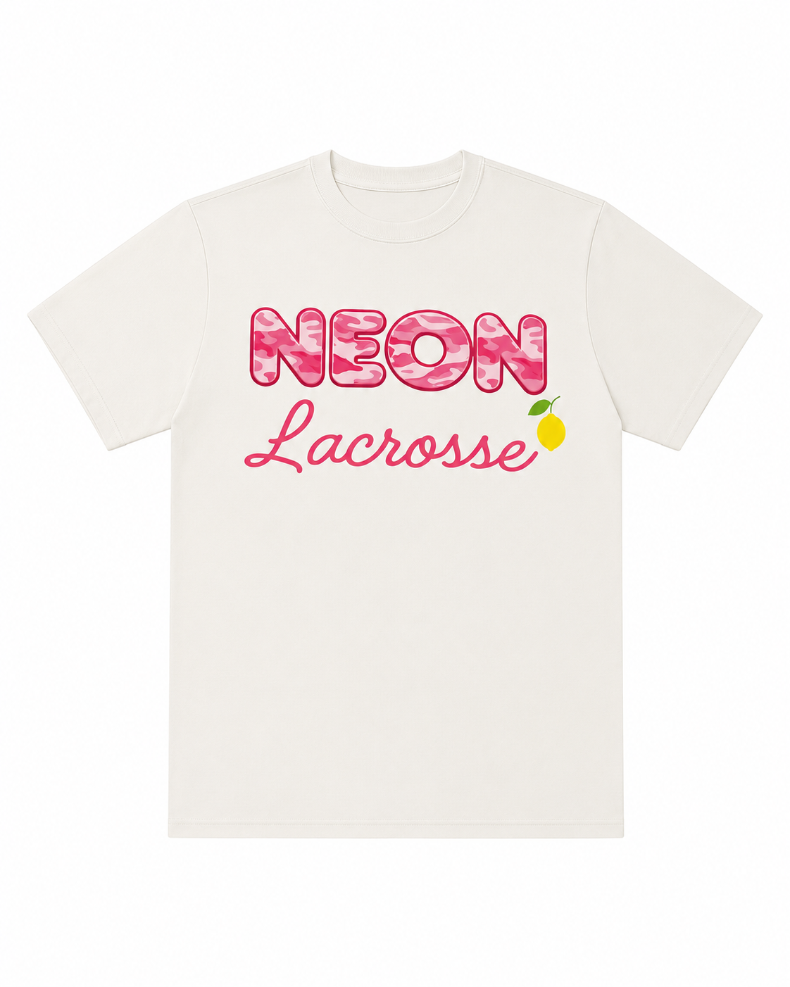 Neon White with Pink Camo