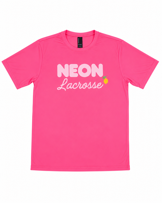 Neon T-Shirts Pink with Light Pink Logo