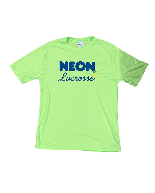 Neon T-Shirts Green with Dark Blue