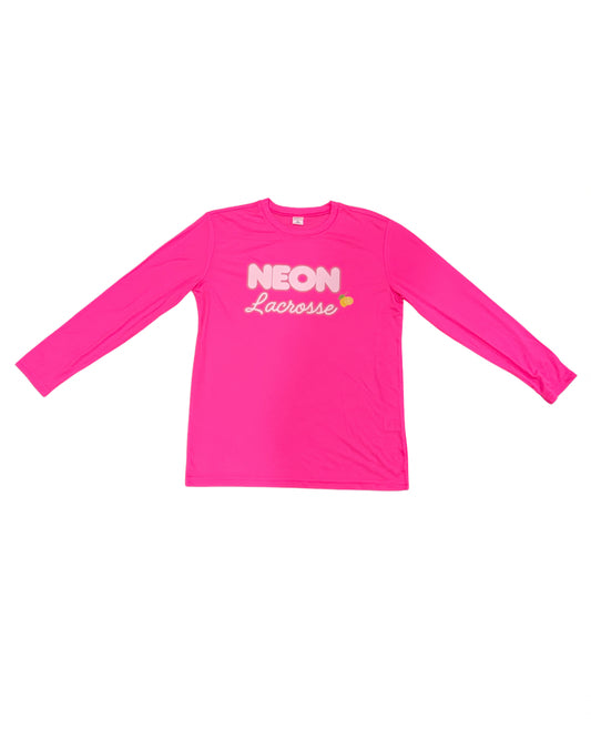 Neon Long Sleeve Shirt Pink