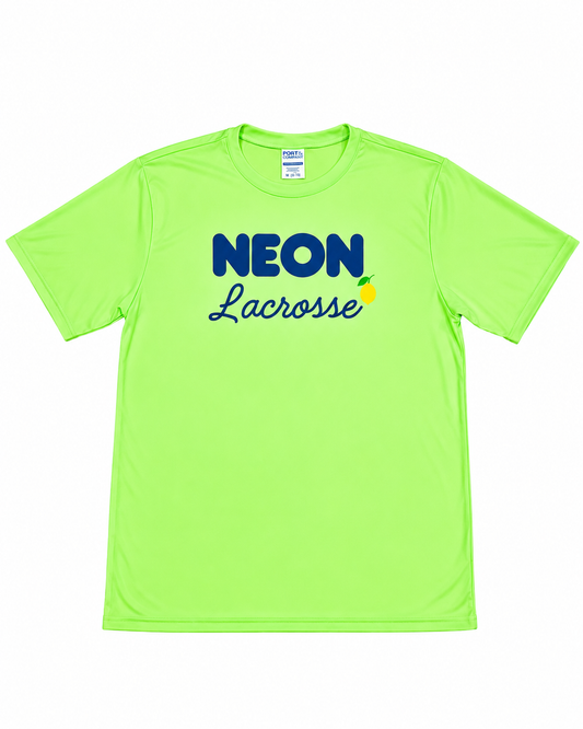 Neon T-Shirts Green with Dark Blue