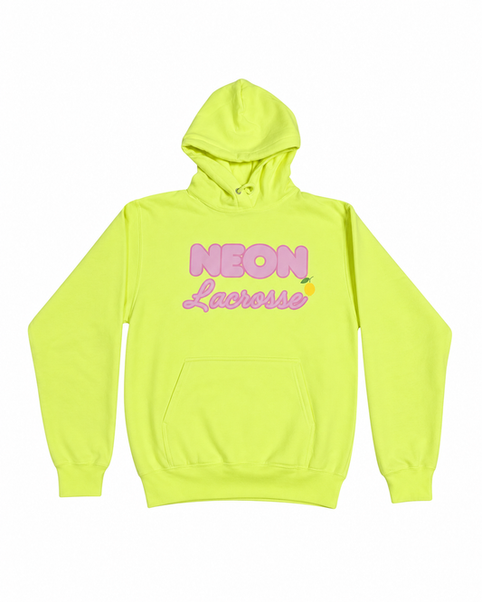 Neon Sweatshirt Yellow with Pink