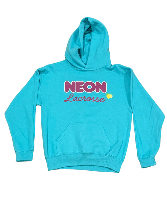 Neon Sweatshirt Scuba Blue