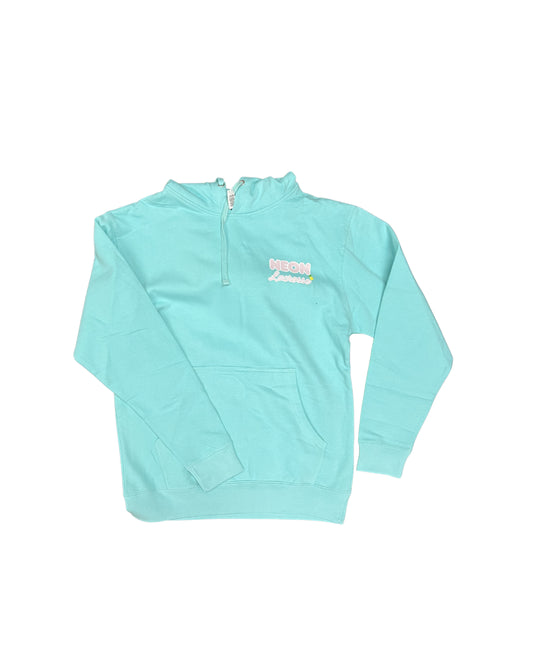 Neon Sweatshirt Blue Double Logo